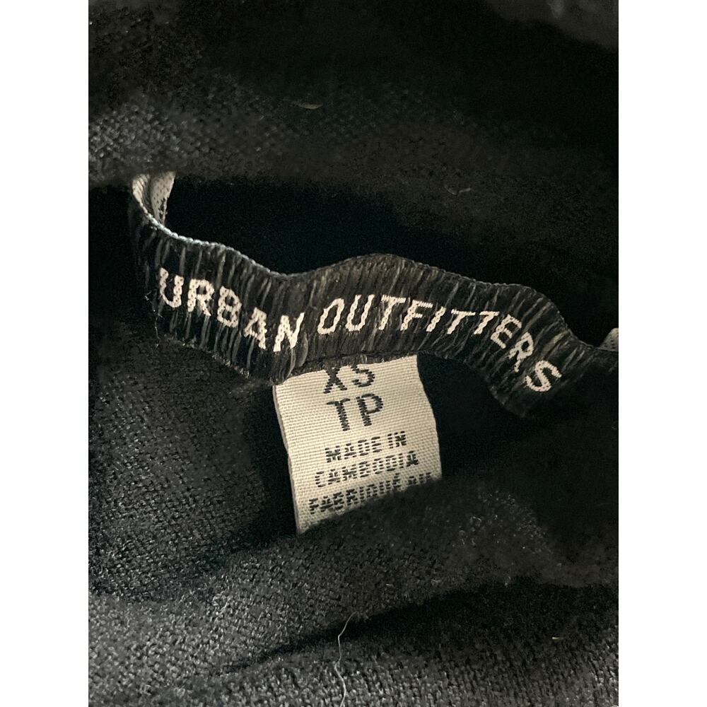 Urban Outfitters Angelo Striped Mock Neck Long Sleeve Crop Jumper Sweater Top XS - Picture 5 of 6